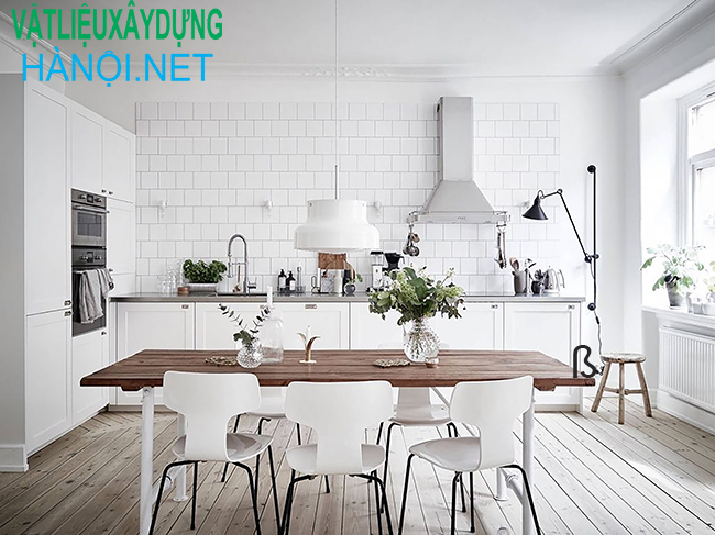 Nội thất phòng bếp - phòng ăn phong cách Bắc u