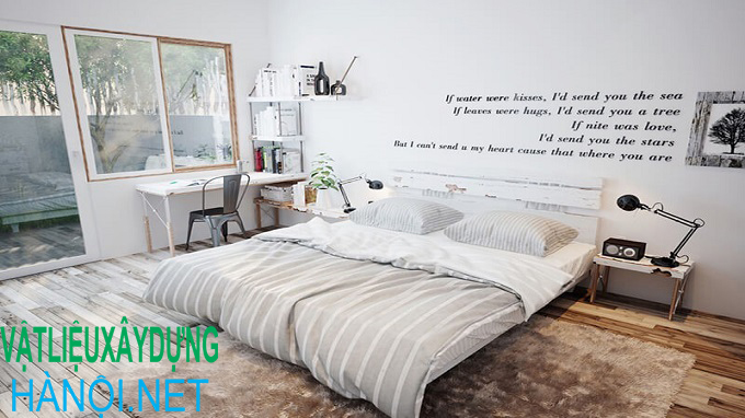 Thiết kế nội thất phòng ngủ phong cách Bắc Âu