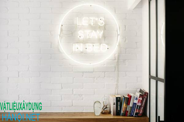 Gạch trần (sơn trắng)