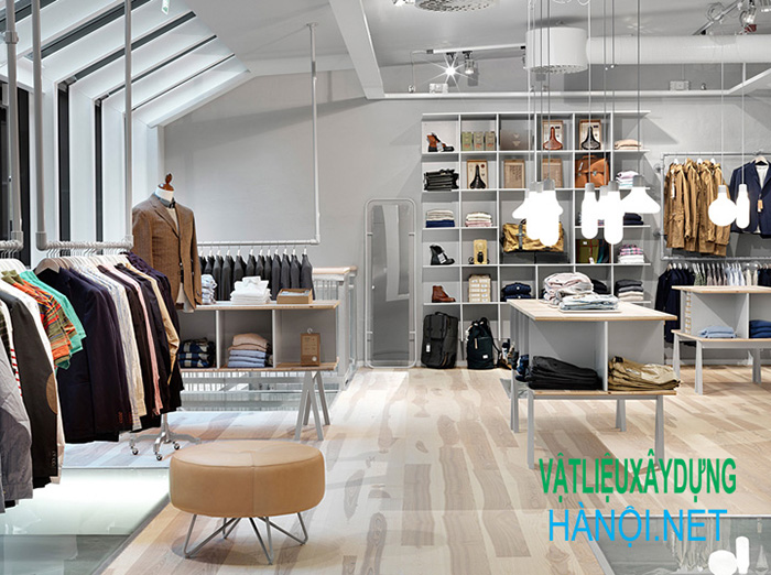 Các yếu tố trang trí khác trong thiết kế shop thời trang