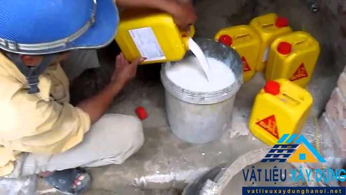 Sử dụng sika chống thấm