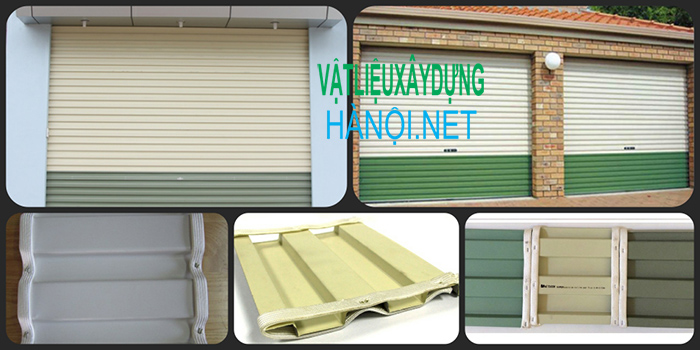 Cửa cuốn tấm liền.