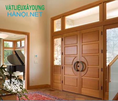 Cửa gỗ veneer 4 cánh
