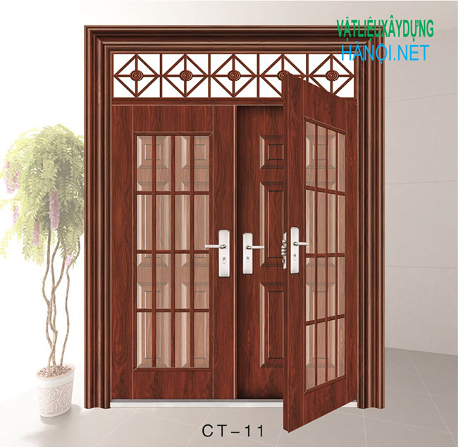 Cửa thép vân gỗ là gì?