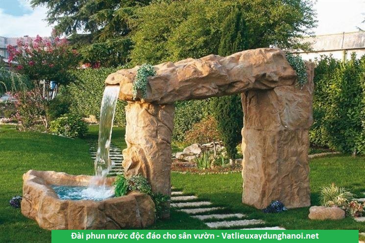 đài phun nước độc đáo cho sân vườn