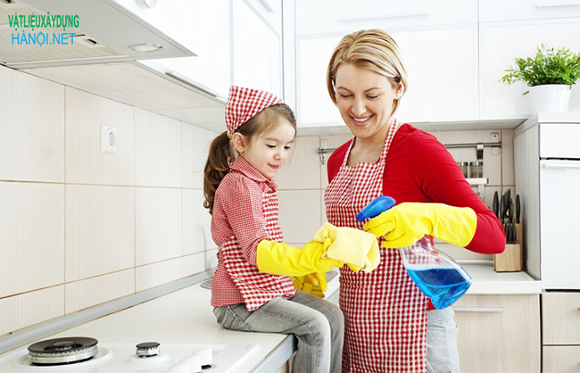 Dọn dẹp gian bếp