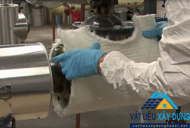 bông thuỷ tinh được sử dụng như phương án hút âm, cách âm