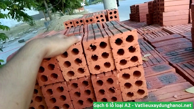 Gạch 6 lỗ loại A2