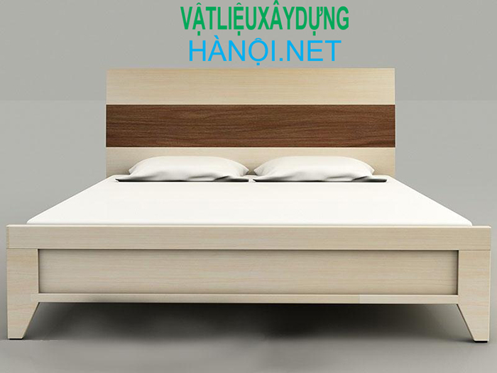 Giường ngủ làm từ chất liệu gỗ công nghiệp