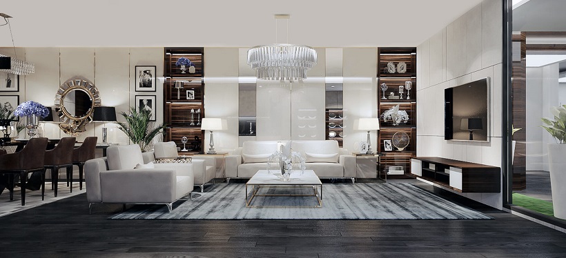 Kết hợp với nội thất cao cấp