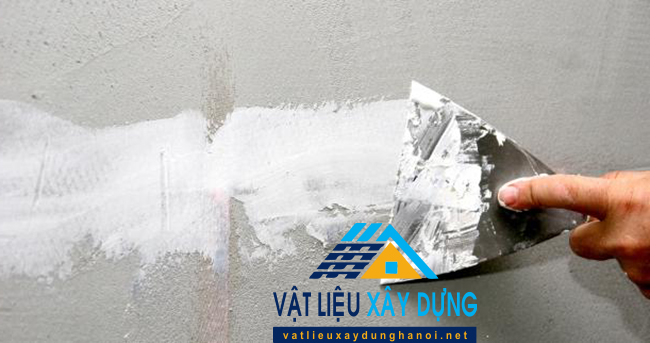 Sử dụng bột trét tường trong thi công sơn