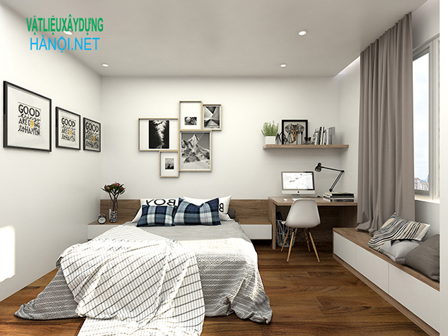 Cách trang tri phòng ngủ 20m2 nổi bật