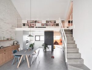 Mẫu nhà cấp 4 có gác lửng