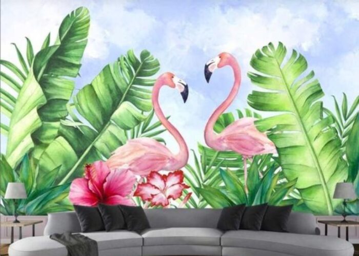 Vẽ tranh tường tại Điện Biên