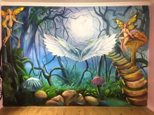 Vẽ tranh tường tại Hải Dương