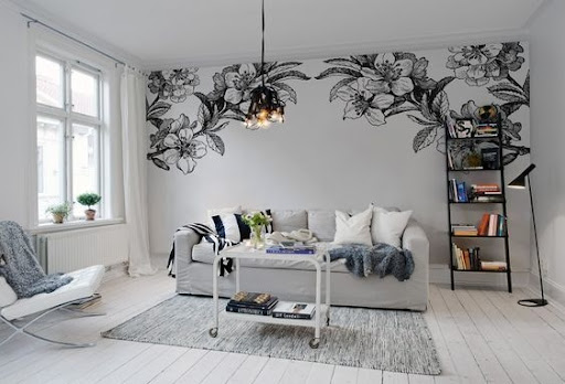 Vẽ tranh tường tại Sơn La