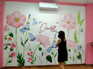 Vẽ tranh tường tại Tây Ninh