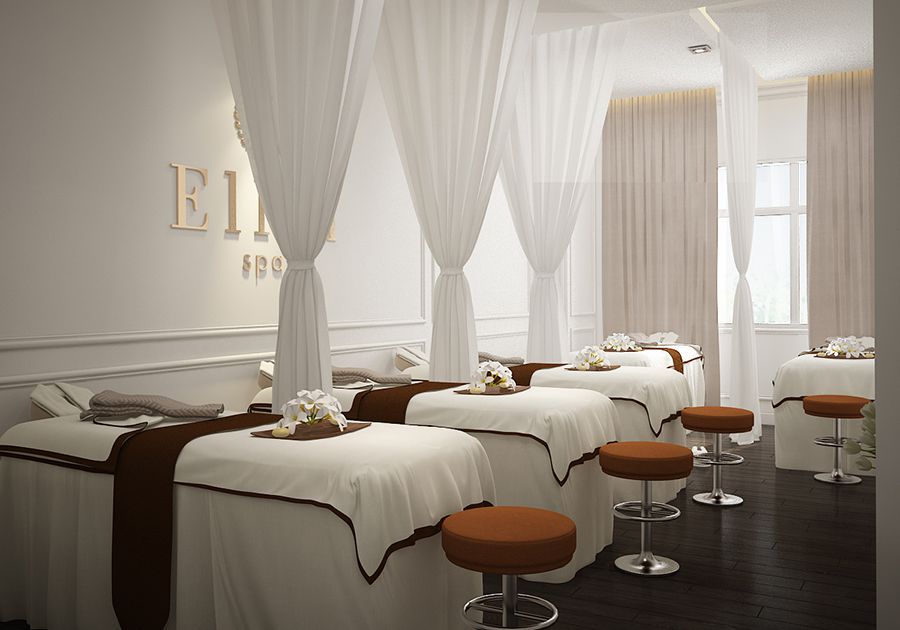Mẫu spa cao cấp phong cách tân cổ điển