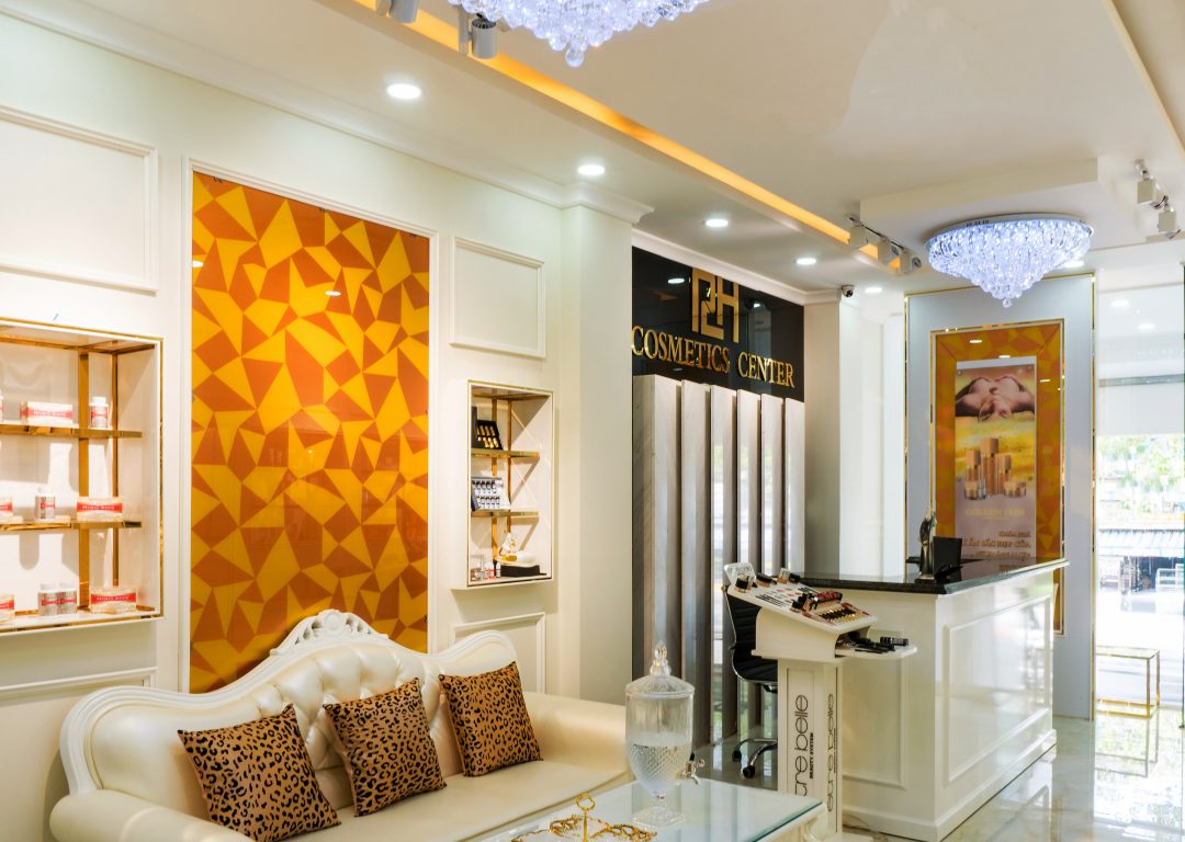 Mẫu quầy lễ tân spa đẹp