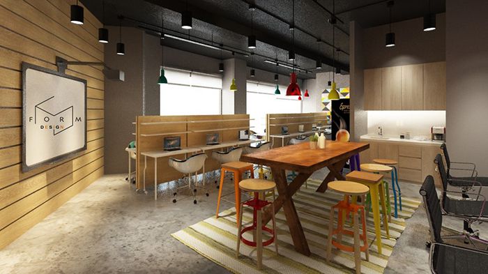 mẫu Pantry văn phòng thoáng mát