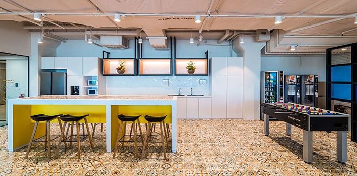 mẫu Pantry văn phòng hiện đại
