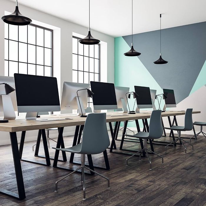 mẫu văn phòng làm việc 30m2 hiện đại