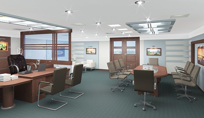 mẫu văn phòng làm việc 30m2