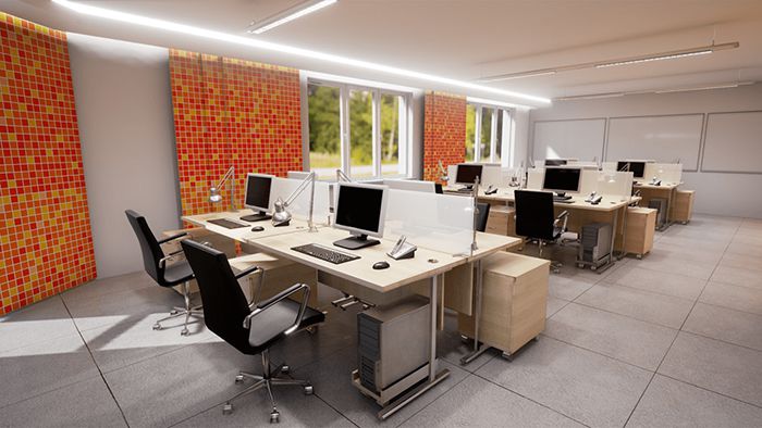 Chọn màu sắc cho văn phòng 30m2