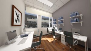 Thiết kế văn phòng 35m2 đẹp