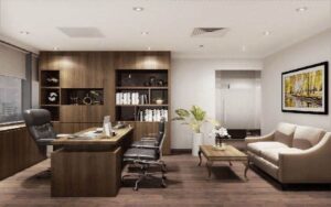 thiết kế phòng làm việc giám đốc