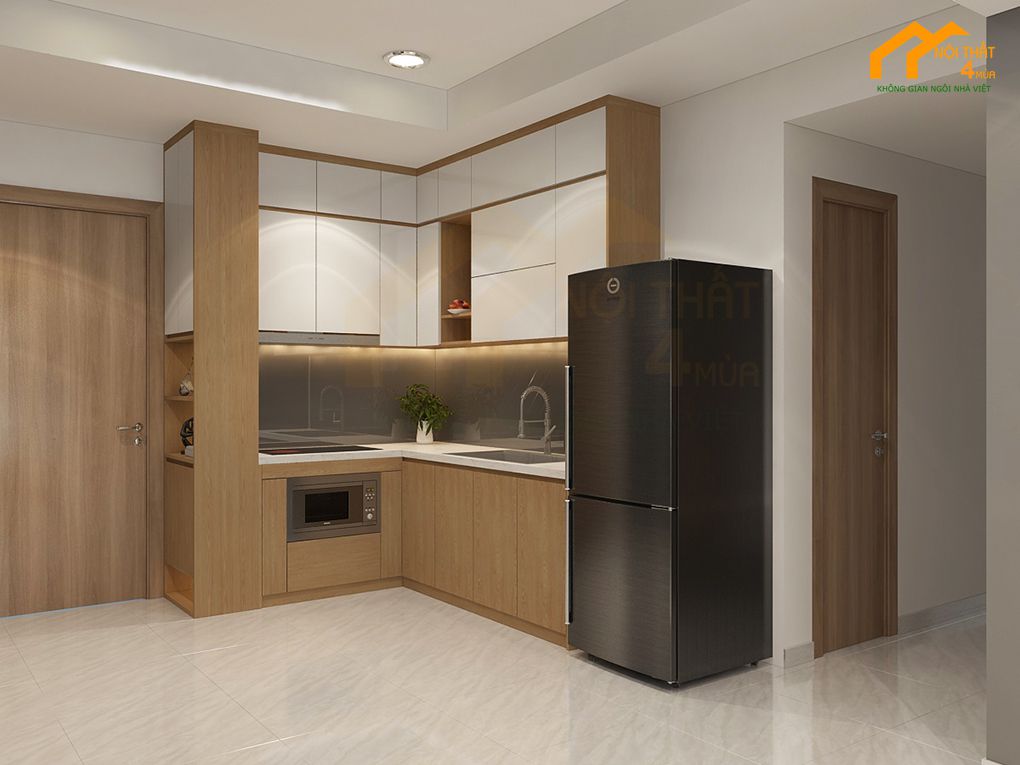 Thiết kế phòng bếp chung cư